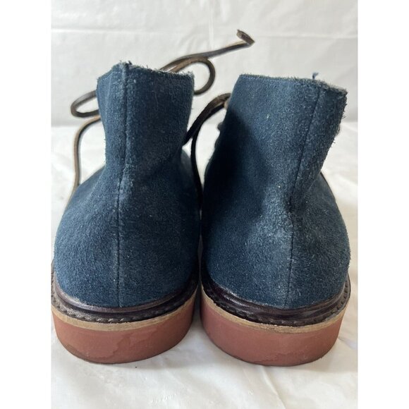 Fossil Boots Mens Casual Chukka SIZE 8 BLUE SUEDE LEATHER main image 6